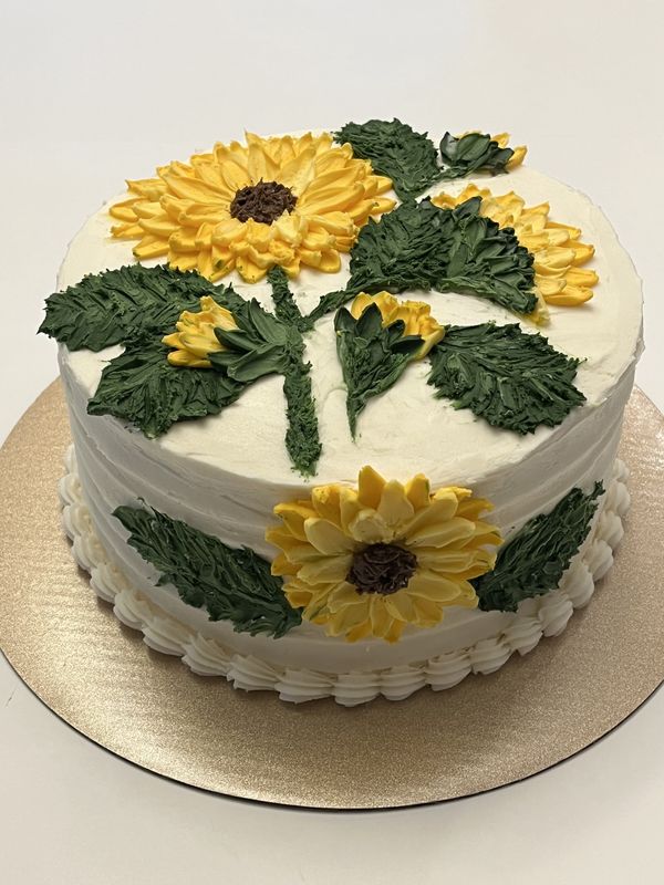 11/13 Sunflower Pallet Cake Class ($55 plus supplies)