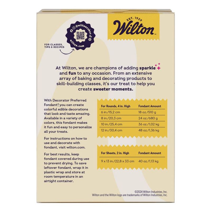 Decorator Preferred White Fondant 24 oz