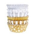 Christmas Foil-lined Metallic Cups/100
