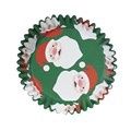 Santa Claus Foil Baking Cups/30
