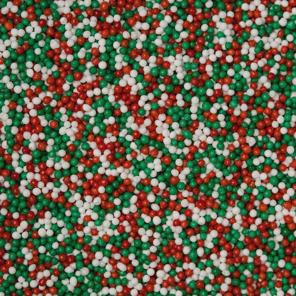 Christmas NonPareils 3 oz RWG (Red 3 Free)