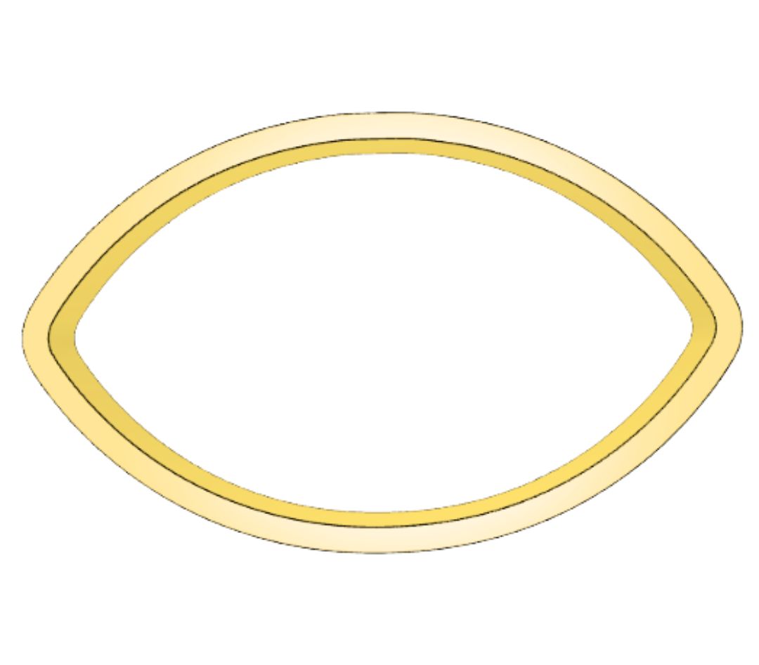Football/Eye Shape Cutter 4&quot;