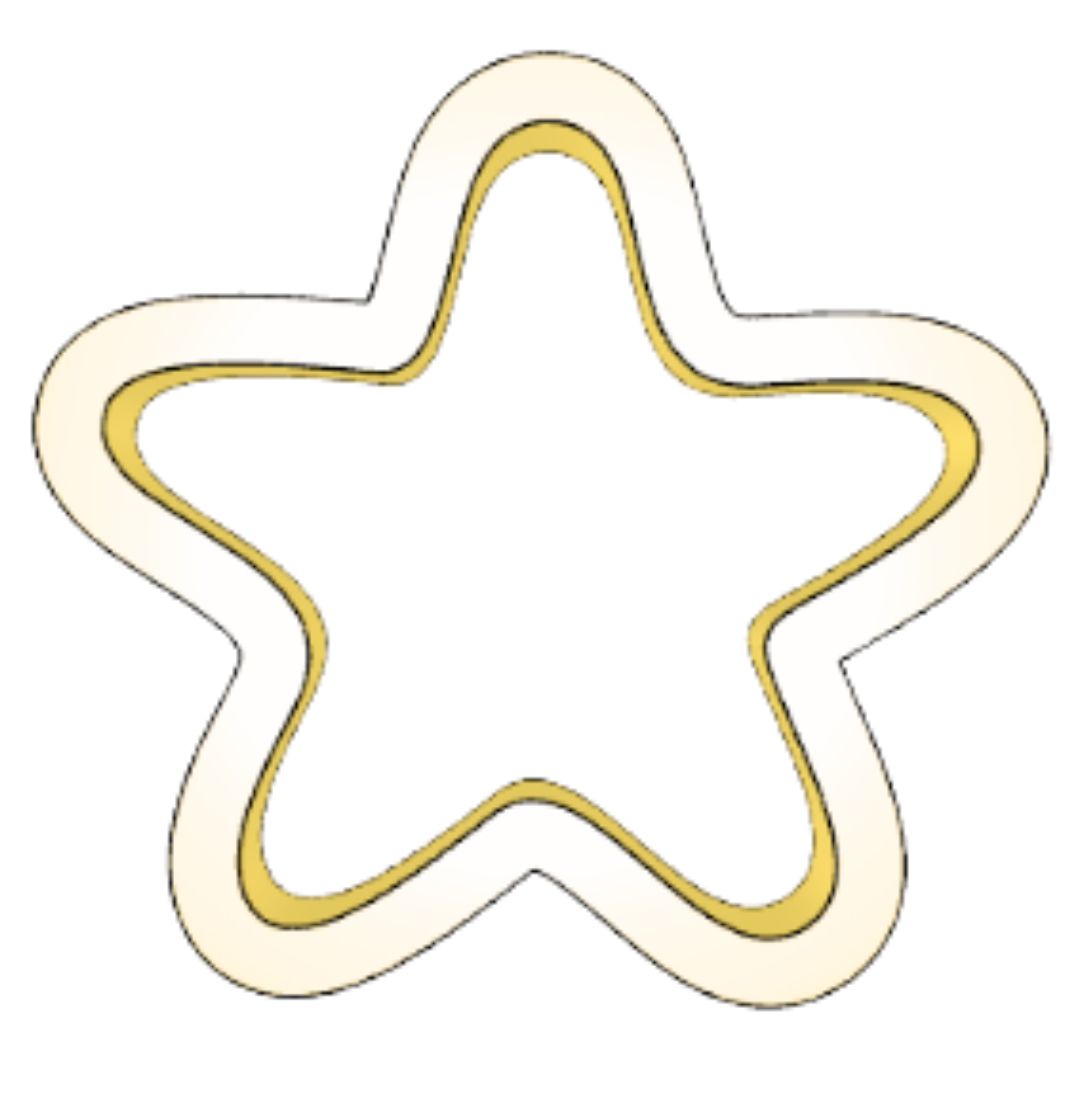 Mini Starfish Cutter 1.5&quot;