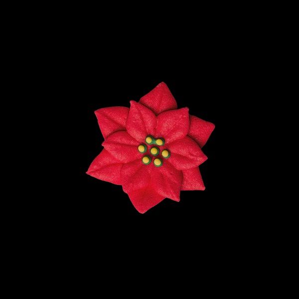 1.5&quot; Royal Icing Poinsettia/3