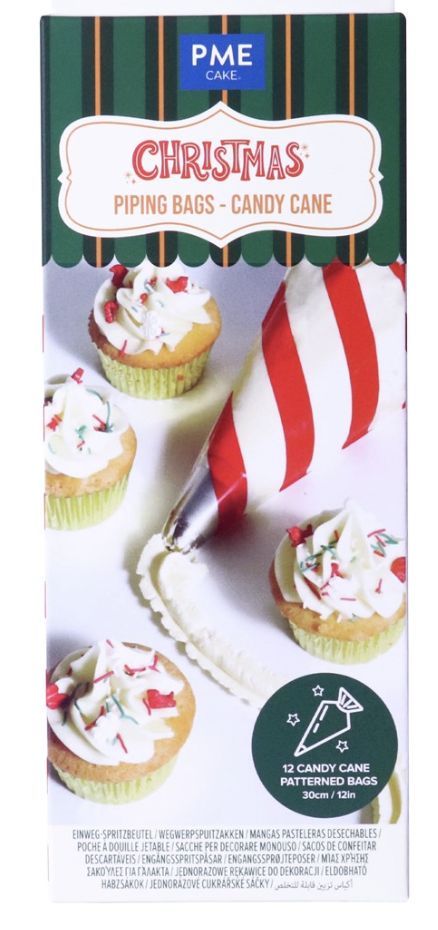 Candy Cane Decorating Bags/12
