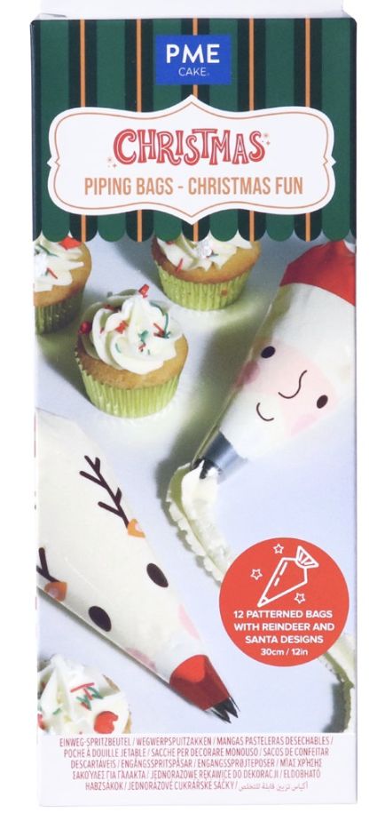 Christmas Fun Decorating Bags/12