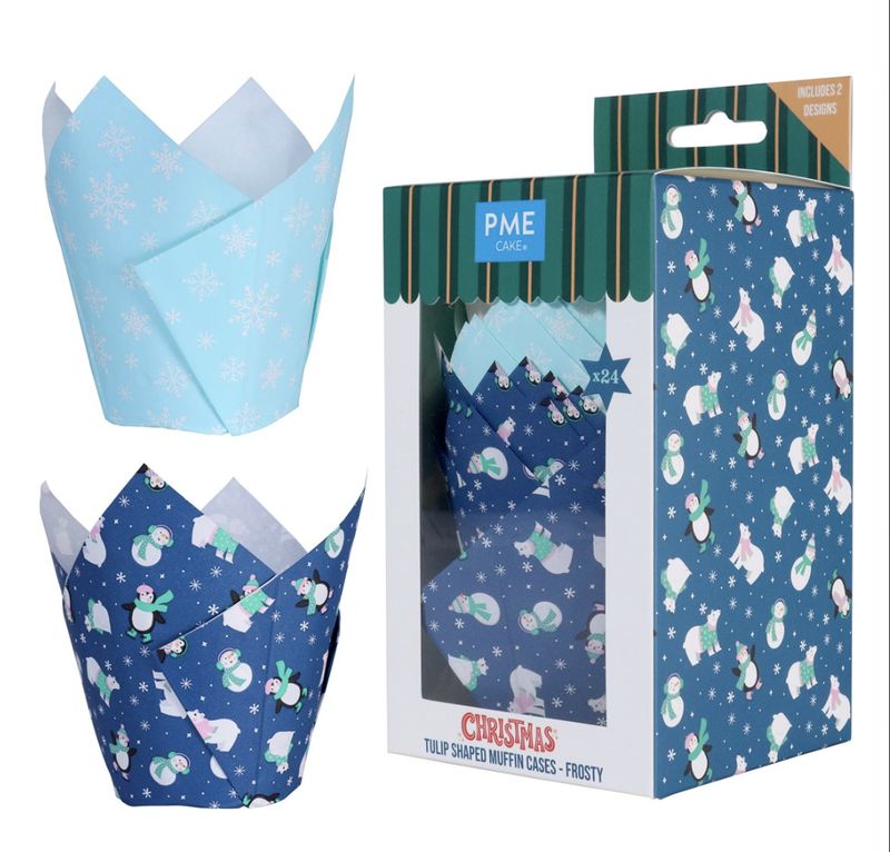 Frosty Tulip Cups/24