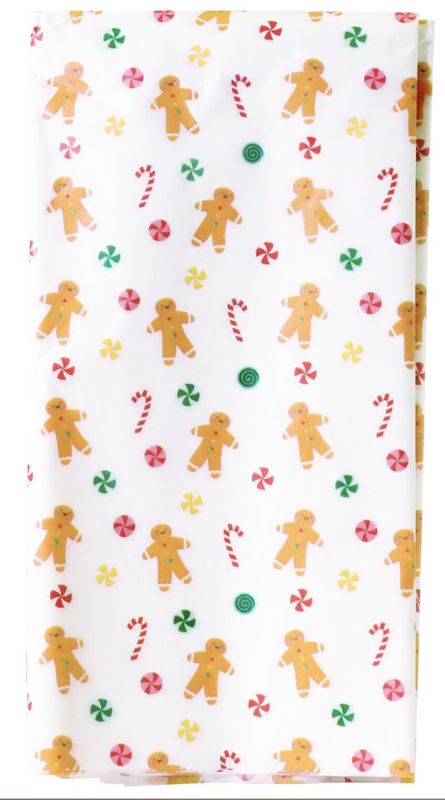 Gingerbread Man Parchment Wraps/12