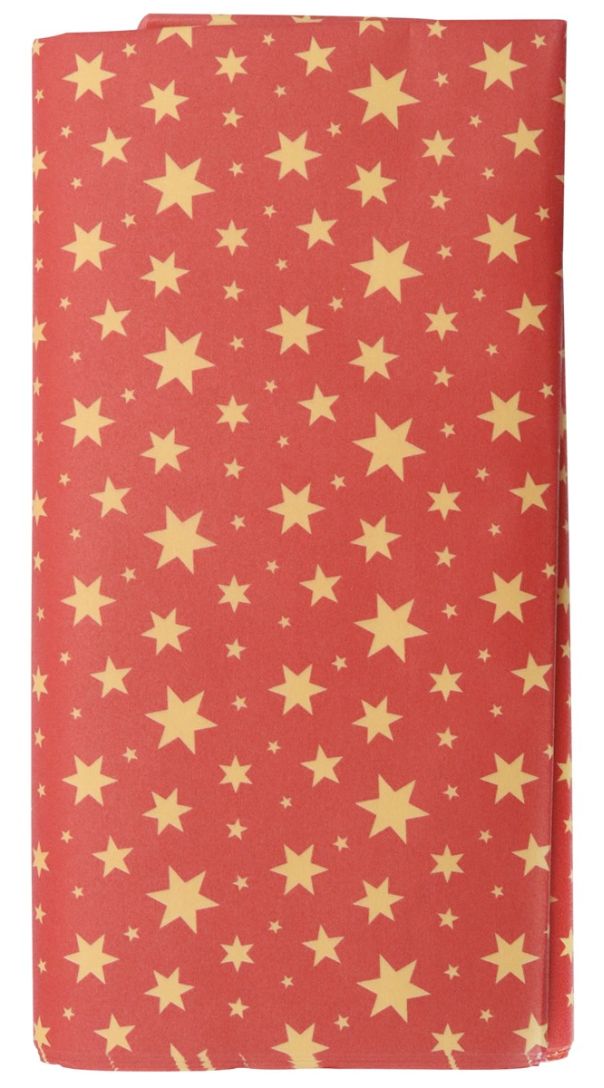 Golden Stars Parchment Wraps/12