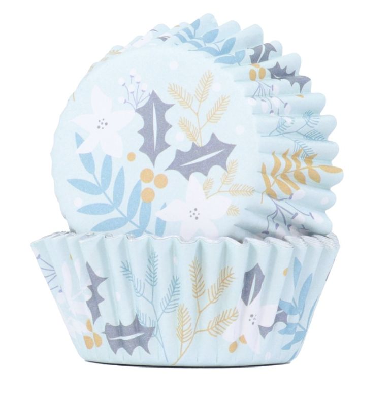 Floral Festives Foil Baking Cups/30