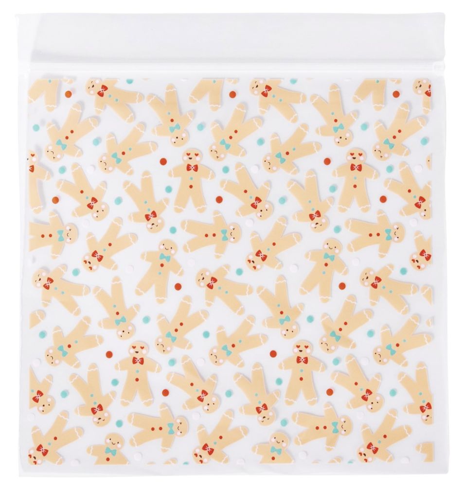Gingerbread Resealable Bags/20