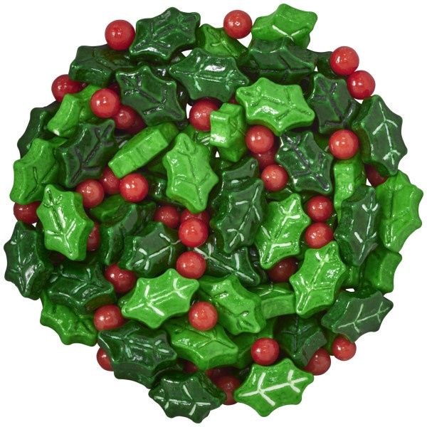 Holly Berries &amp; Leaves Mix 1#