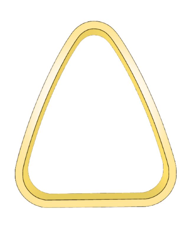 Pie Slice or Candy Corn Cutter 3.5"