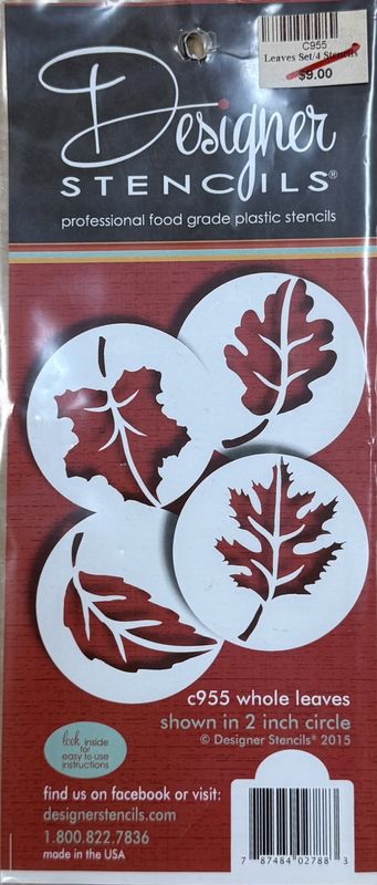 Leaves Set/4 Stencils