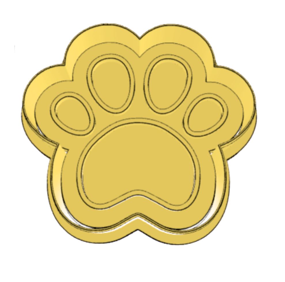 Paw Cutter and Stamp Set 4”