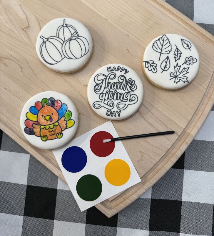 Thanksgiving Paint Your Own Cookie Kit