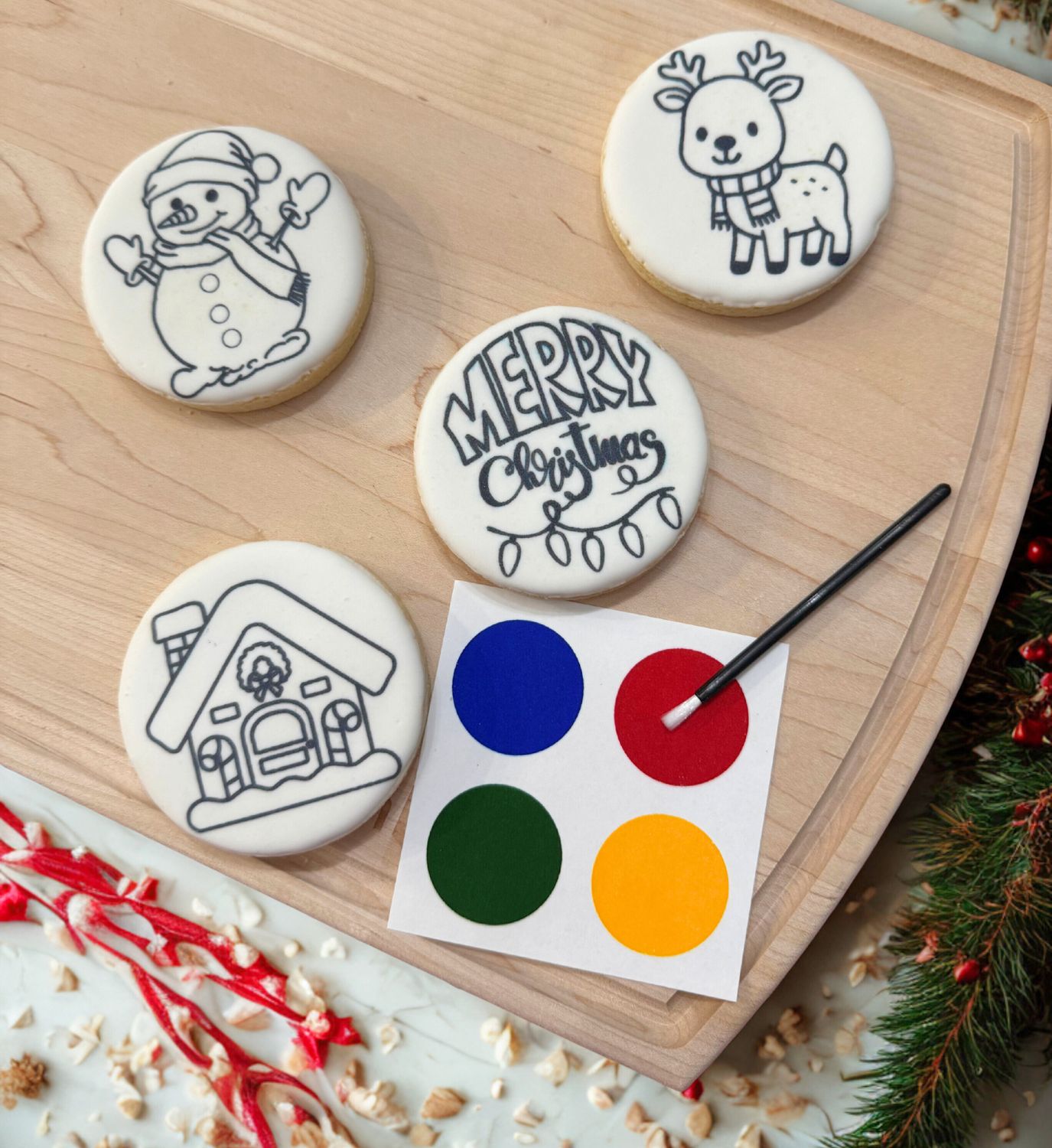 Christmas Paint Your Own Cookie Kit