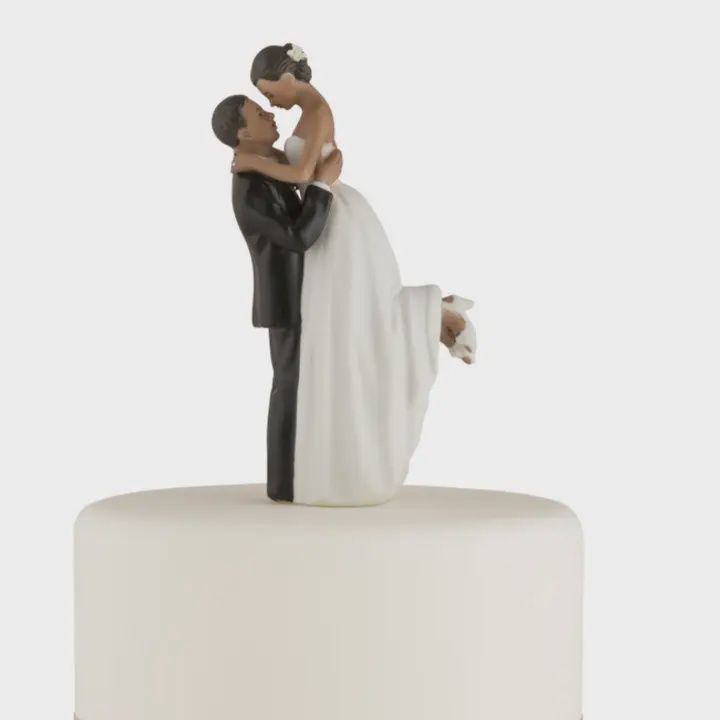 True Romance Couple Figurine (Dark Skin Tone)