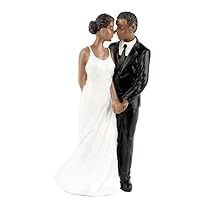 African American Romantic Wedding Couple