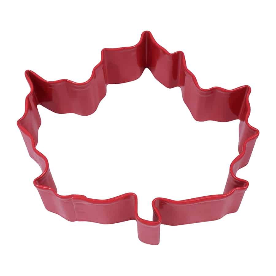 Maple Leaf Cutter 3&quot; Red