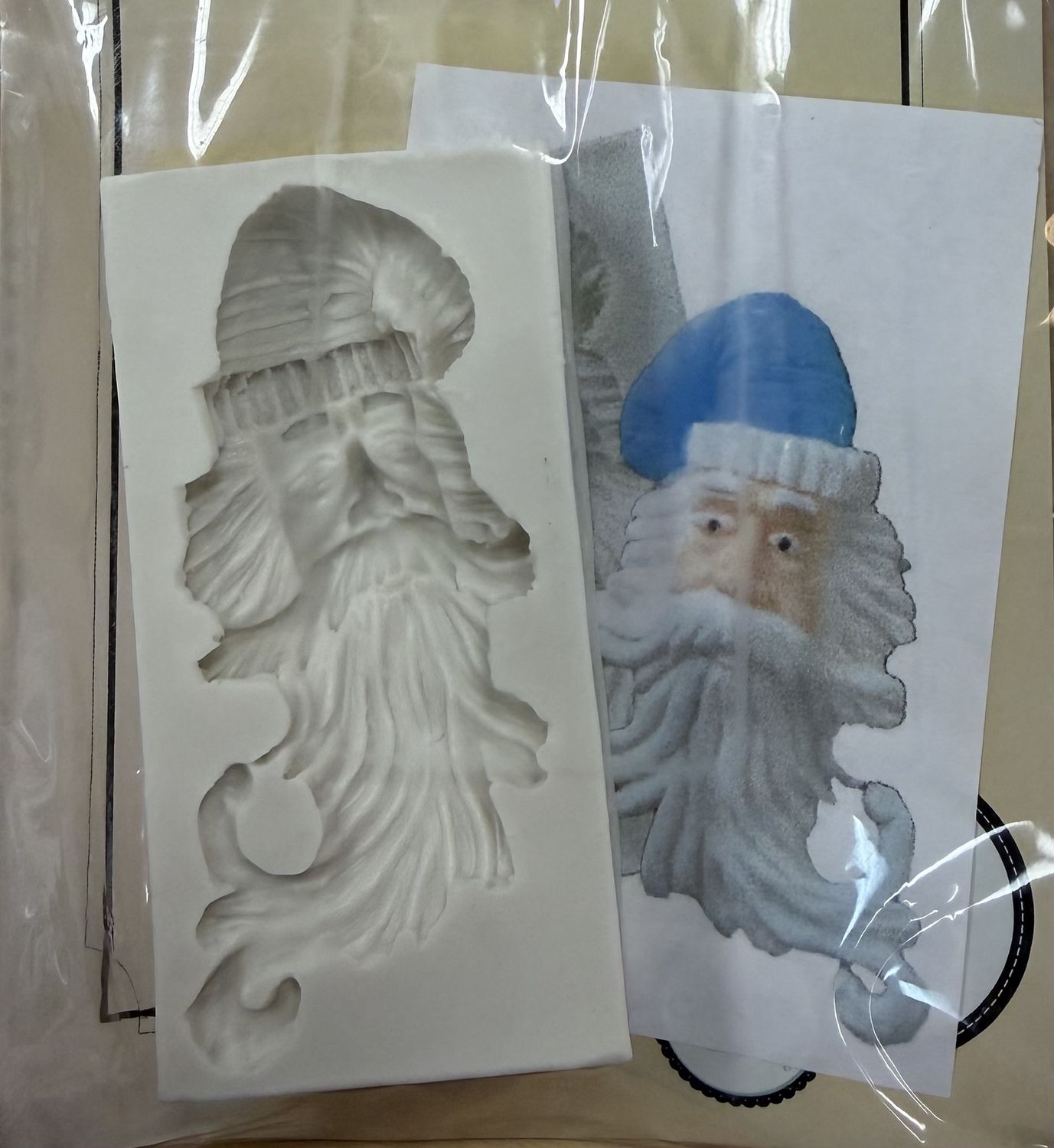Vintage Santa Head Mold