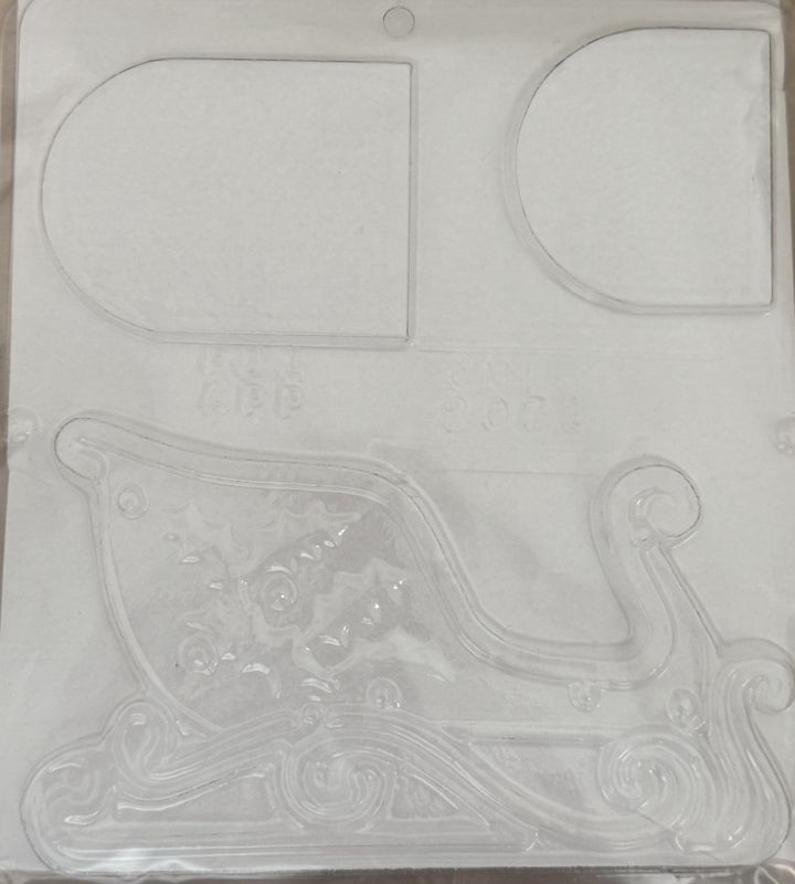 3-D Sleigh 2Mold Set