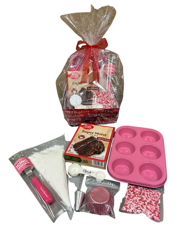 6ct Cupcake Gift Basket
