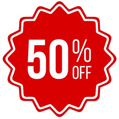 50% off Clearance Sale