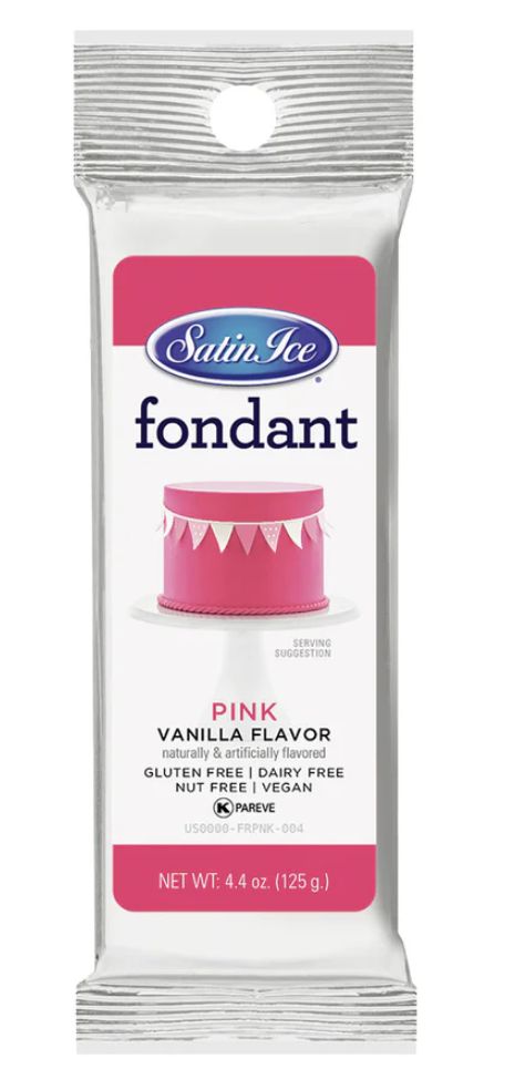 Hot Pink Fondant 4.4oz