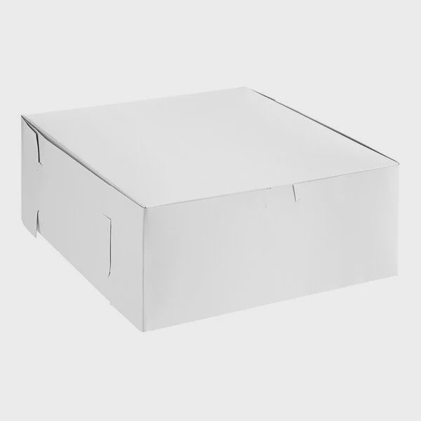14x14x6 White Cake Box