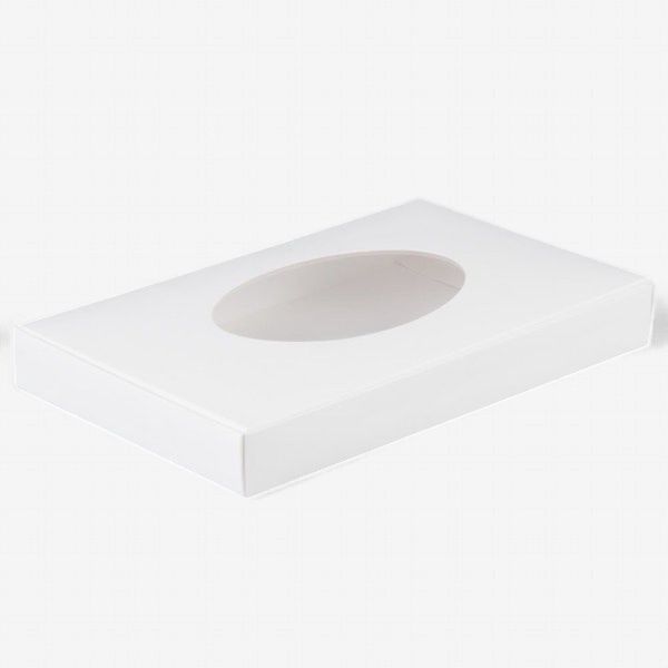 1# White Oval Window Box