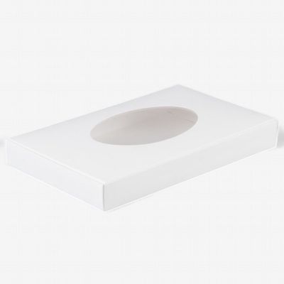 1# White Oval Window Box