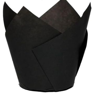 Black Tulip Cup Pk25