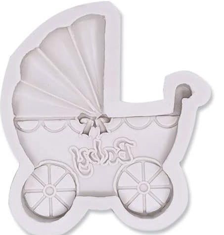Baby Carriage Mold (Silicone)
