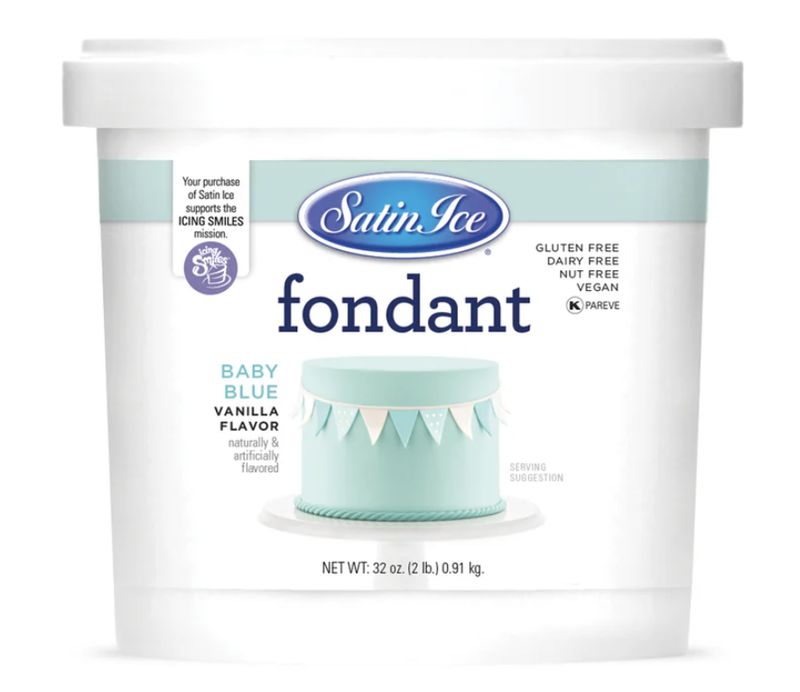 Baby Blue Fondant 2#