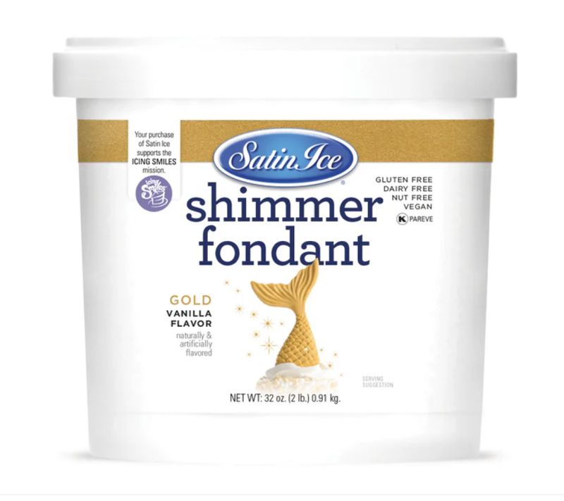 Gold Shimmer Fondant  2#