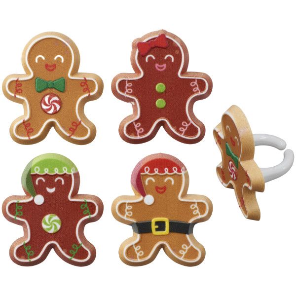 Gingerbread Friends Rings/8