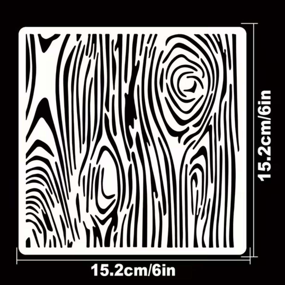Wood Grain Stencil