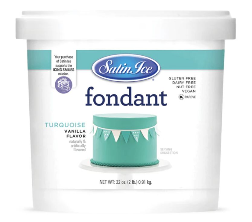 Turquoise Fondant 2#