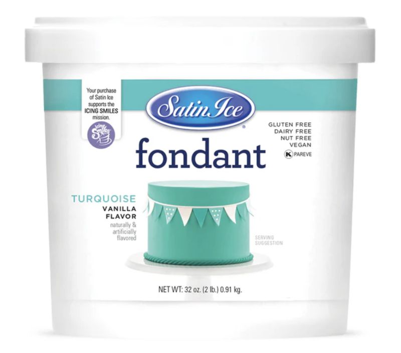 Turquoise Fondant 2#