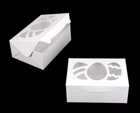 10x7x4 Eggs Window White