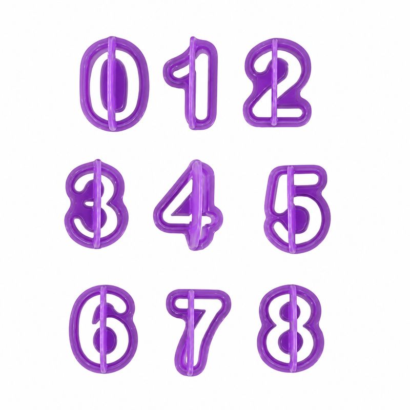 1" Numbers 9 Pc. Cutter Set
