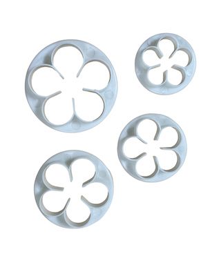 5 Petal Set/4 Plastic Cutters