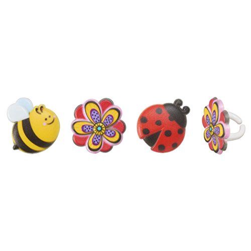 Bee/LadyBug/ Flower Rings/6