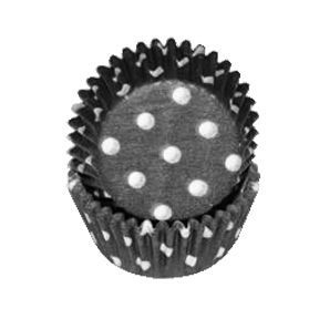 Mini Black Dot Cups approx 36
