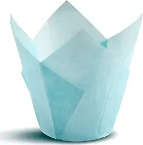 Pale Blue Pk25 Tulip Cup