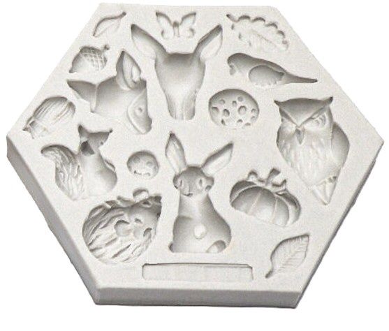 Woodland Animals Asst Mold
