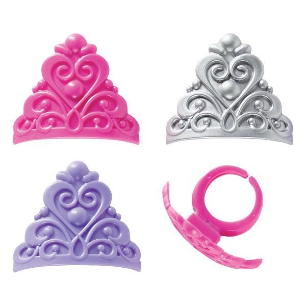 Queen Crown Rings Pk6