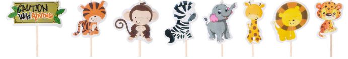Jungle Animal Picks/8