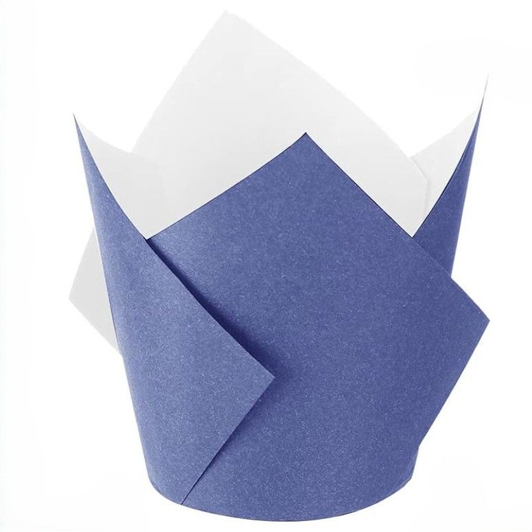 Dk Blue Tulip Cup/25